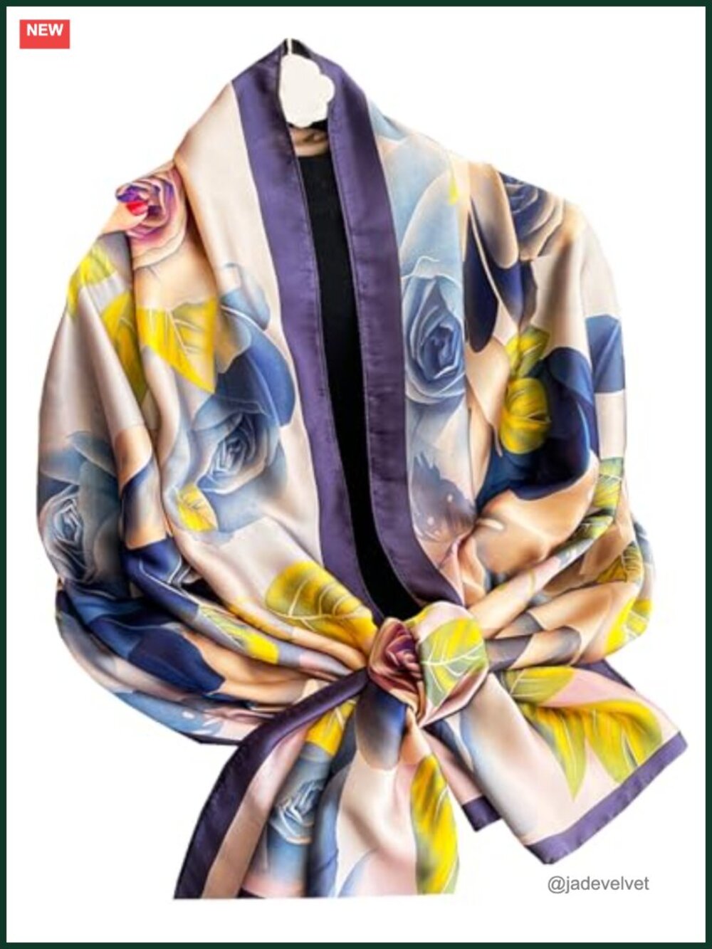 Long Silky Scarf Shawl Wrap Women Dressy Fashion Lightweight Evening Gown